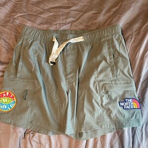 The North Face- Class V shorts with patches